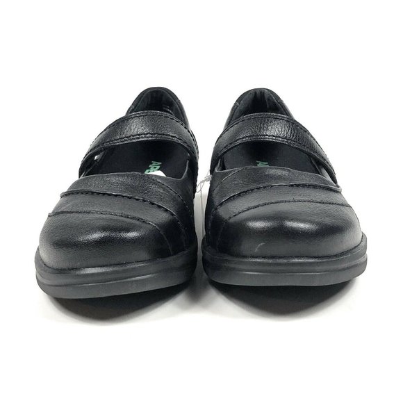 Apex Petals Lisa A330 Mary Jane Black Shoes 6 W - Picture 6 of 9